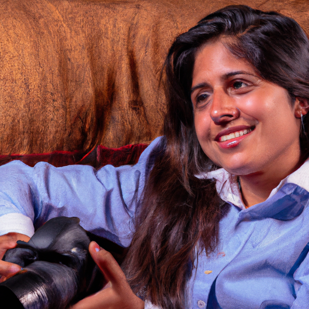 Retrato de la mentora María Gálvez, fotoperiodista especializada en comunidades andinas